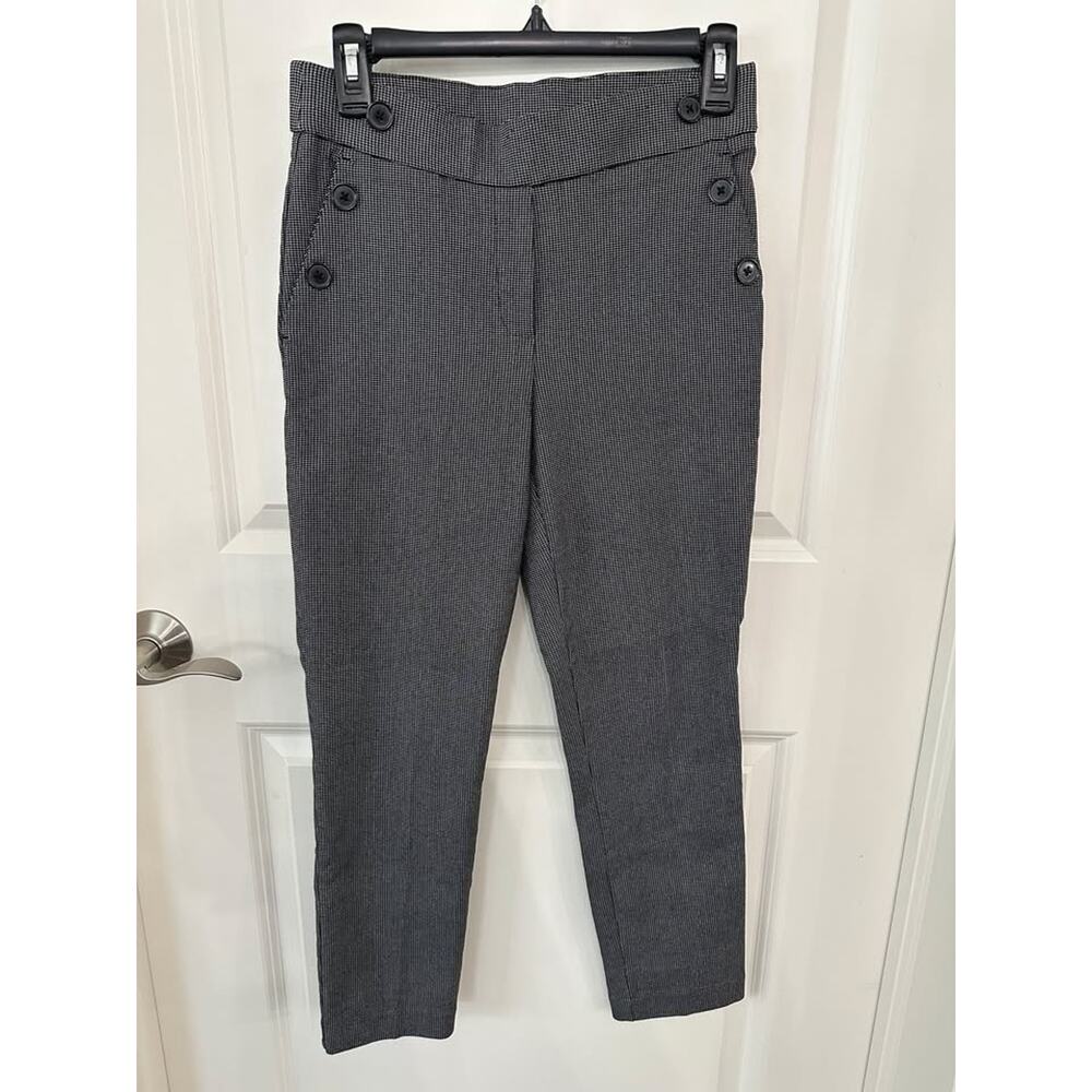 Ladies Houndstooth Skinny Trousers